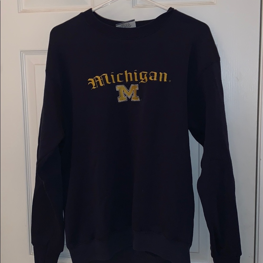 University of Michigan crew neck